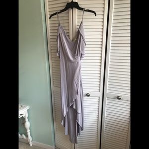 Gianni Bini Chic Lilac Hi-low Wrap Dress